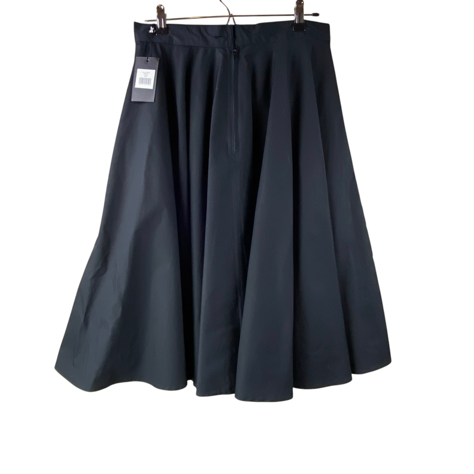 Hell Bunny Paula 50's Skirt Size M Black Swing New With Tags — image 3 of 7